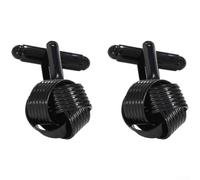 Boutons de manchette rotatifs en alliage élégant pour homme | Mécanisme rotatif, design élégant, facile à utiliser, parfait pour les chemises d'affaires, look formel
