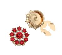 Boutons de manchette sophistiqués en verre multicolore étincelant - Solution confortable à porter au quotidien - Boutons de manchette légers et formels, taille unique, Comme décrit, Comme décrit.