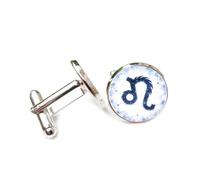 Boutons de manchette, Symbole Abstrait Du Lion, Intrication Quantique, Lion, Douze Signes Du Zodiaque, Boucle De Manchette Personnalisée, Accessoire De Chemise, Cadeau Pour Comptable, Patron, Affaire