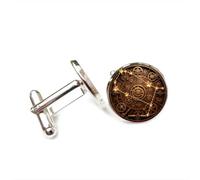Boutons de manchette, Symbole Des Gémeaux, Engrenage, Futur, Steampunk, Pour Un Ami, Douze Signes Du Zodiaque, Boucle De Manchette Personnalisée, Accessoire De Chemise, Cadeau Pour Un Père, Un Mari