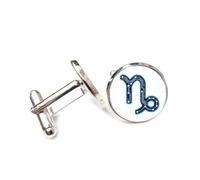 Boutons de manchette, Symbole Du Zodiaque Capricorne, Points Brillants, Style Circuit Imprimé, Boucle De Manchette Personnalisée, Accessoire De Chemise, Cadeau Pour Comptable, Patron, Affaires, Mari