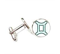 Boutons de manchette, Symbole Gémeaux, Simple Et Lumineux, Porte-Bonheur, Pour Un Ami. Boucle De Manchette Personnalisée, Inspirée Des Douze Signes Du Zodiaque. Accessoire De Chemise Parfait Pour U