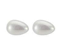 Boutons de manchette tendance pour événement formel pour homme - Boutons de manchette en perles - Costume officiel, 7.8x7.8in, Métal
