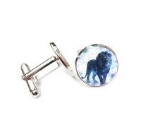 Boutons de manchette, Tête De Lion Totem, Étoile, Intrication Quantique, Lion, Douze Signes Du Zodiaque, Boucle De Manchette Personnalisée, Accessoire De Chemise, Cadeau Pour Comptable, Patron, Aff