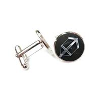 Boutons de manchette, Totem Étoile Flèche Dimensionnelle, Topologie Du Ciel, Sagittaire, Douze Signes Du Zodiaque, Boucle De Manchette Personnalisée, Accessoire De Chemise, Cadeau Pour Comptable, P