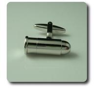 Boutons De Manchettes Balle De Revolver.