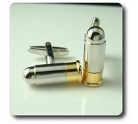 Boutons De Manchettes Balle De Revolver.
