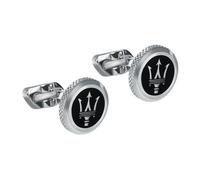 Boutons de Manchettes - MASERATI - Acier - Gris - Homme - Classique