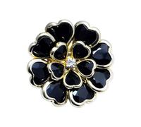 Boutons de manchettes pour femmes Boutons de manchette en strass pour hommes Chemise de mariage Vêtements Décoration Vintage Décoré Bricolage Décoration Métal Fleur Forme