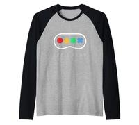 Boutons de Manette Classiques Let's Play Gamer Life Manche Raglan
