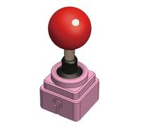 Boutons de manette de jeu rétro inspirés du joystick - Installation facile et confortable