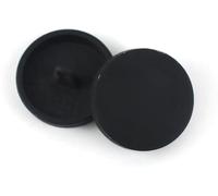 Boutons De Manteau, Boutons SP De Remplacement, 10 Pcs 12-40mm Flat Top Bouton Chemise Vêtements Boutons en Métal Mode Boucles Décoratives Boutons De Couture DIY, E3 1 Black b, 25mm