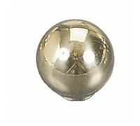 Boutons de meuble boule en laiton poli-diamètre 25mm BRICOZOR