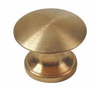 Boutons de meuble Lentille - laiton brut - diamètre 14 mm FERRASSE