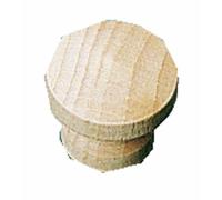 Boutons de meuble plats classiques bois-diamètre 30mm BRICOZOR