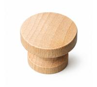 Boutons de meuble plats classiques bois-diamètre 30mm CADAP