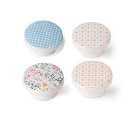 Boutons de meubles - REI - Modèle M3 - Bois de hêtre - Ø38mm - Lot de 4