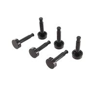 Boutons de minuterie noirs pour four Rangemaster 110 DF NG d'origine (lot de 6)