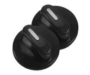 Boutons de Minuterie pour Four et Cuisinière Abs Noir 2 Pcs 6 Mm | Axe, Alésage Interne 6mm, Prise en Main Facile, Entretien Simple, Modèle Dkj/1-15 30 60 90 120