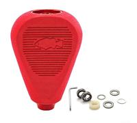 Boutons de moulinet de pêche en EVA modifiés pour DAIWA, DRT CQ200, TATULA 300, ANTARES/, EXSENCE/, STRADIC - 5 options de couleur, comprend une clé hexagonale et des roulements (rouge rouge)