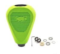 Boutons de moulinet de pêche modifiés en EVA pour Daiwa DRT CQ200 & Tatula 300, style tonnerre géant, 50,5 x 35 mm, 10,6 g, 1 jeu (vert/rouge/noir) (noir vert)