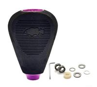 Boutons de moulinet de pêche modifiés en EVA pour Daiwa DRT CQ200 & Tatula 300, style tonnerre géant, 50,5 x 35 mm, 10,6 g, 1 jeu (vert/rouge/noir) (violet noir)