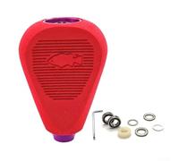 Boutons de moulinet de pêche modifiés en EVA pour Daiwa DRT CQ200 & Tatula 300, style tonnerre géant, 50,5 x 35 mm, 10,6 g, 1 jeu (vert/rouge/noir) (rouge violet)