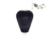 Boutons de moulinet de pêche modifiés en EVA pour Daiwa DRT CQ200 & Tatula 300, style tonnerre géant, 50,5 x 35 mm, 10,6 g, 1 jeu (vert/rouge/noir) (argent noir)