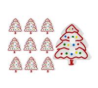 Boutons de Noël en forme de sapin de Noël à 2 trous en forme de petit trou | Boutons amusants pour chapeau, costume, manteau, chemise, robe, vêtements, couture, travaux manuels, boutons pour travaux