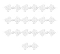 Boutons de nœud Pankou chinois faits à la main pour accessoires traditionnels Cheongsam, bouton blanc, boutons à bascule en nylon