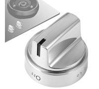 Boutons de poêle électrique, boutons de poêle - Boutons de cuisine électrique - Bouton de contrôle de brûleur de gamme en métal, boutons de rechange de brûleur antirouille pour intérieur