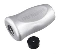 Boutons de poignée de moulinet de pêche, en plastique ABS, repose-pouce pour pièces Daiwa, Tatula Fuego, accessoires compatibles avec SLP Works (1 pièce, argenté)
