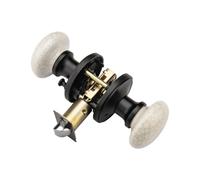 Boutons de porte blancs NCL Poign es de porte sans cl noires mates Leviers de porte en porcelaine Bouton de porte de salle de bain int rieur