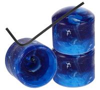 Boutons de Potentiomètre Bleu pour Plastique Guitare Électrique | Pièce de Remplacement, Installation Facile, Contrôle Volume et Tonalité, Clé, pour Autres Instruments