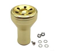 Boutons de rechange en métal pour DAIWA pour STRADIC pour moulinets et lanceurs d'appâts SIENNA conçus pour une manipulation de précision et une utilisation à long terme (doré)