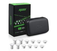 Boutons de remplacement analogiques 3D de précision pour PS4, PS5, Xbox One et série Gaming (blanc)