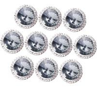 Boutons de remplacement en résine ronde Réparation de strass en vrac, 10 pièces, boutons de décoration rétro for vêtements, décoration à la main, embellissement de strass, boutons décoratifs