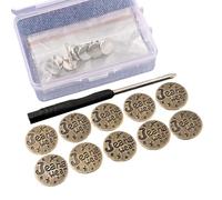 Boutons de remplacement pour jean, 10 pièces, 17mm, facile à utiliser, pour un ajustement instantané de la taille