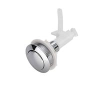 Boutons de réservoir de toilettes, Bouton poussoir simple rond for réservoir d'eau de toilette, bouton for toilettes, remplacement for couvercle trou 38-45 mm, J17357