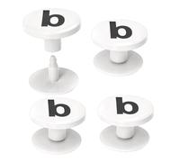 Boutons de sac de rechange, rivets de sac fourre-tout, 4pcs rivets de rechange blancs pour sacs | Pinces de sac de plage en plein air, insert de poignée de sac fourre-tout imperméable pour réparer