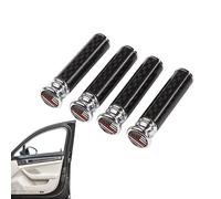 Boutons de serrure de porte auto | Couvre-Bouton En Fibre De Carbone Décoratif,Bouton serrure porte véhicule 3.71 x 0.99 cm | Pour Hommes Conducteurs Intérieur Automobile SUV