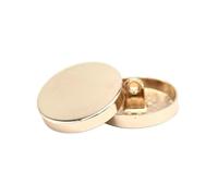 Boutons de style chinois, Lot de 10 boutons vintage en métal doré, petits boutons ronds et plats for vêtements, jeans, vestes, costumes, manteaux, travaux d'aiguille faits à la main, décorations, lois