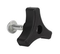 Boutons de tondeuse à gazon, bouton de poignée triangulaire de taille standard avec boulon à vis en métal pour coupe-herbe