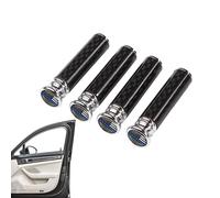 Boutons de verrouillage de porte de voiture | Couvercle de goupille de sécurité en fibre de carbone | 3,71 x 0,99 cm Bouton de verrouillage de porte de véhicule - Pour homme conducteur intérieur de