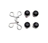 Boutons détachables pour jeans - Pas besoin de coudre - Pour pantalon - Tendeur de taille - Boucles en métal pour pantalon - Tendance - Pour jeans