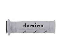 Domino Poignée en caoutchouc Offroad XM2 Super Soft Droite 22 mm 126 mm Grise Ouverte