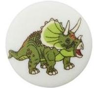 Boutons Dinosaure polyester à queue 15mm X3 - Prym(...) - Triceratops Blanc Triceratops Blanc