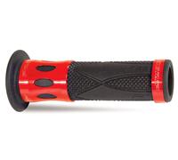 Boutons double densité PRO GRIP anodisés, noirs, rouges 06302193