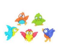 Boutons Dress It Up : Bird brain/Oiseaux