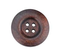 boutons en bois Bouton rond en bois for manteau, 40 mm, fait main, couleur bois, 50 mm, 1 pièce(25mm)